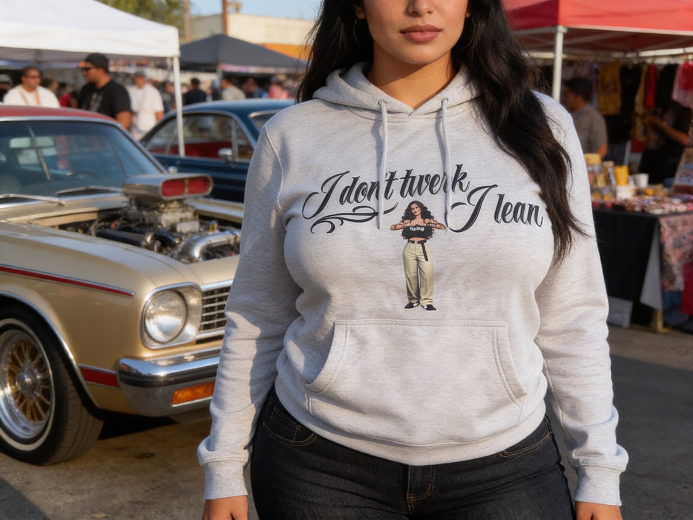 Hoodie — I Don't Twerk I Lean